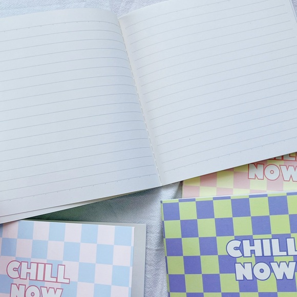 Chill Now Checkered Notebooks Set - Picture 3 of 10